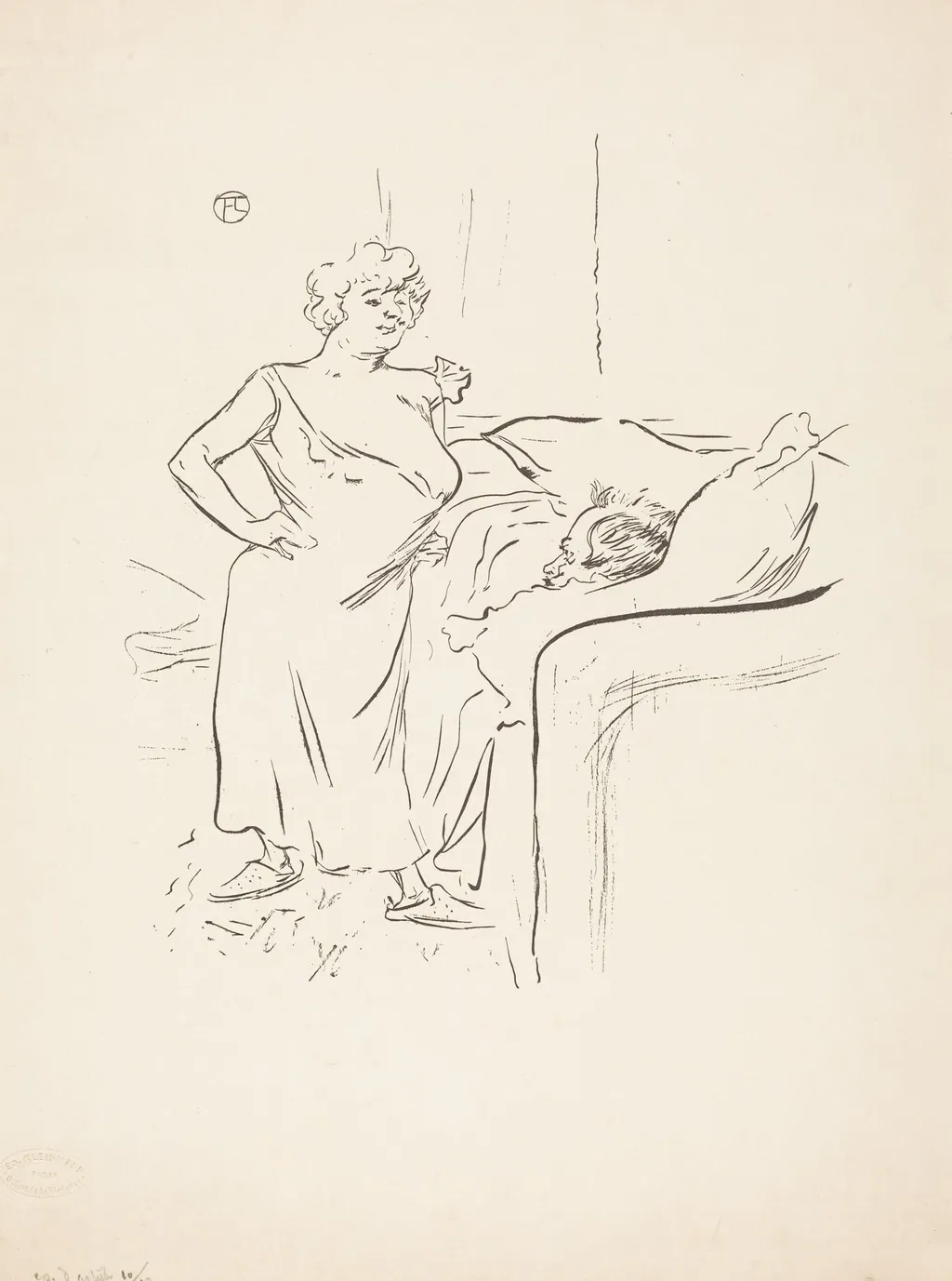 Man and Woman, by Henri de Toulouse-Lautrec, 1882