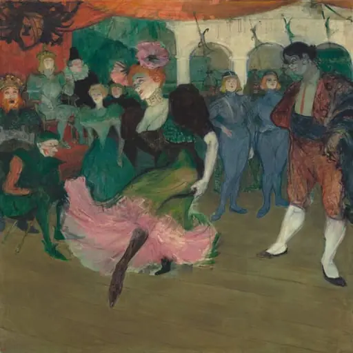 Marcelle Lender Dancing the Bolero in "Chilpéric", by Henri de Toulouse-Lautrec