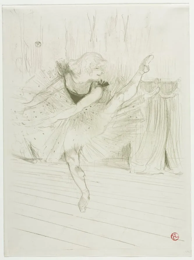 Miss Ida Heath, English Dancer, by Henri de Toulouse-Lautrec, 1894