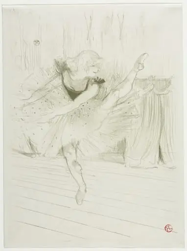 Miss Ida Heath, English Dancer, by Henri de Toulouse-Lautrec