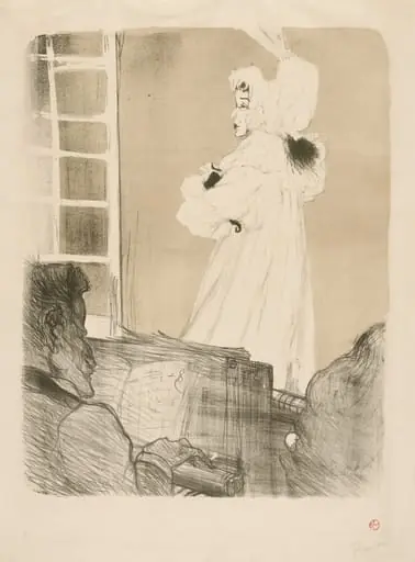 Miss May Belfort, by Henri de Toulouse-Lautrec