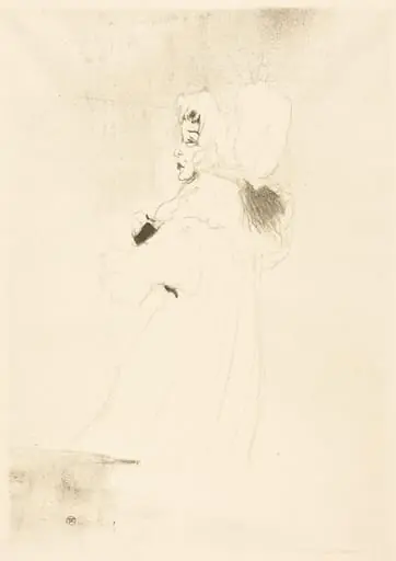 Miss May Belfort, Large Plate (Miss May Belfort, grande planche), by Henri de Toulouse-Lautrec
