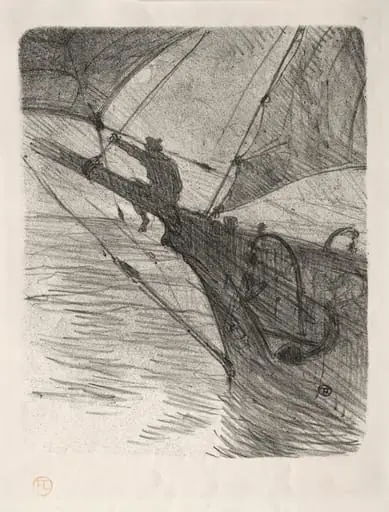 Oceano Nox, by Henri de Toulouse-Lautrec