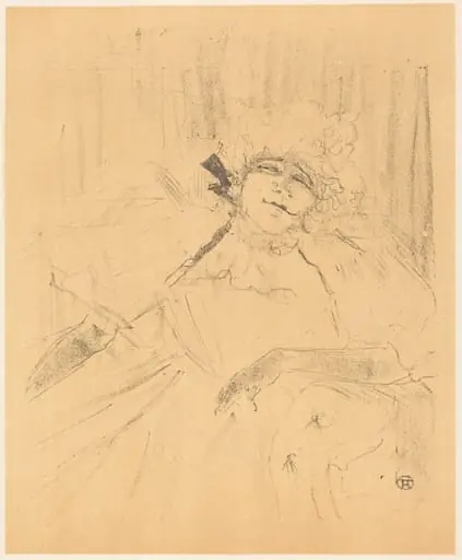 Old Song (Chanson ancienne), by Henri de Toulouse-Lautrec