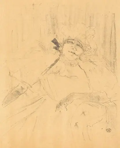 Old Song (Chanson ancienne), by Henri de Toulouse-Lautrec