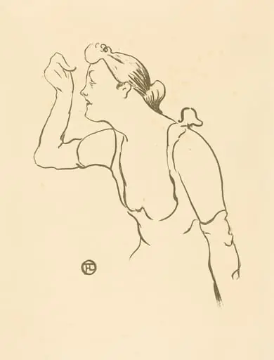 Paula Brébion, by Henri de Toulouse-Lautrec