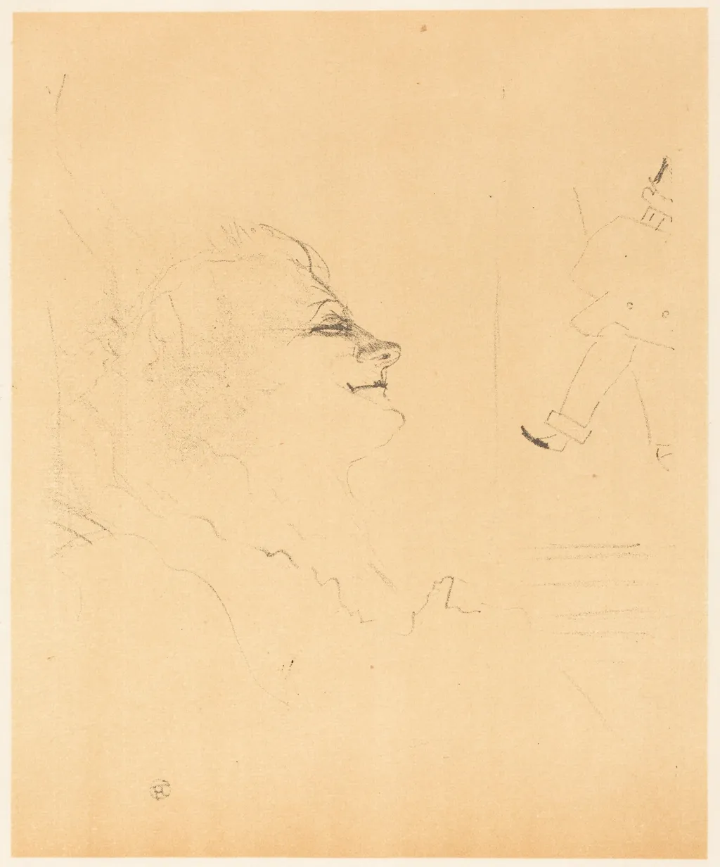 Pessima, by Henri de Toulouse-Lautrec, ink, 1898