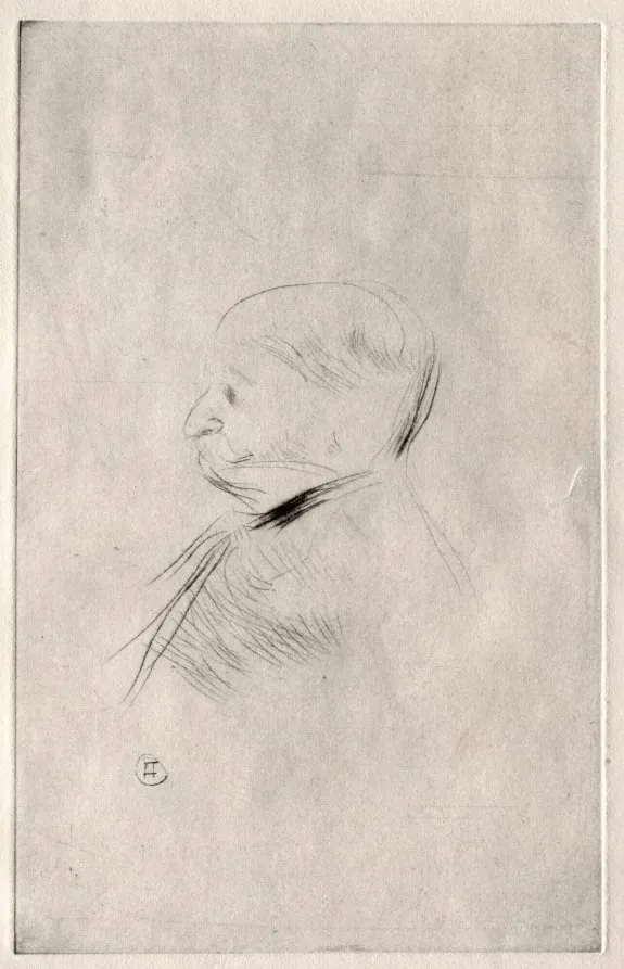Portrait de M. X., by Henri de Toulouse-Lautrec, 1898