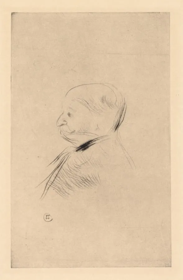 Portrait of a Man (Portrait d'un homme), by Henri de Toulouse-Lautrec, 1898