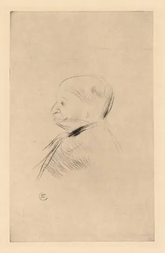 Portrait of a Man (Portrait d'un homme), by Henri de Toulouse-Lautrec