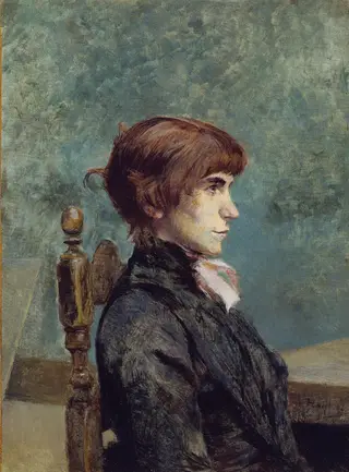 Portrait of Jeanne Wenz, by Henri de Toulouse-Lautrec, 1894