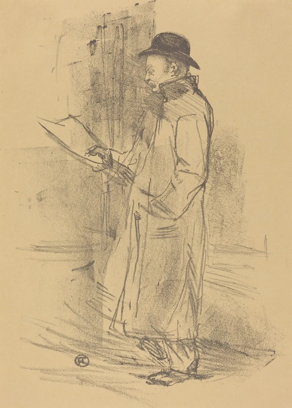 Program for "Benefice Gemier" (Programme du "Bénéfice Gémier"), by Henri de Toulouse-Lautrec, ink, 1897