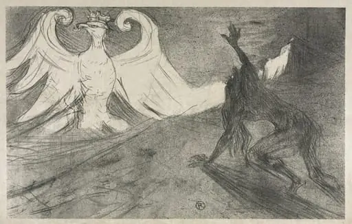 Project for Frontispiece to: Au pied du Sinaï, by Henri de Toulouse-Lautrec