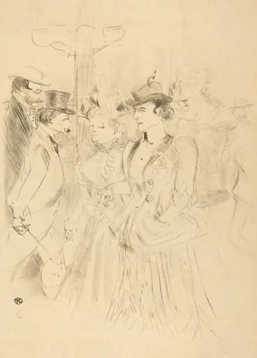 Promenade (Promenoir), by Henri de Toulouse-Lautrec