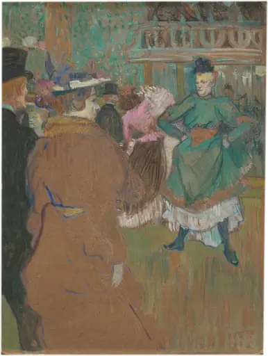 Quadrille at the Moulin Rouge, by Henri de Toulouse-Lautrec