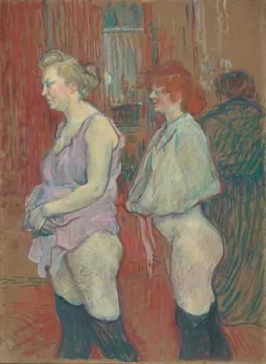 Rue des Moulins, 1894, by Henri de Toulouse-Lautrec