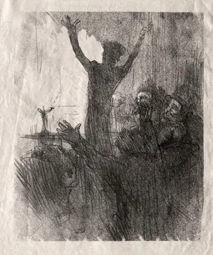 Schlomé Fuss à la Synagogue, by Henri de Toulouse-Lautrec