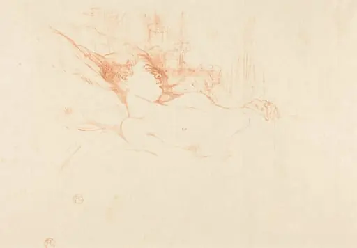 Sleep (Le sommeil), by Henri de Toulouse-Lautrec