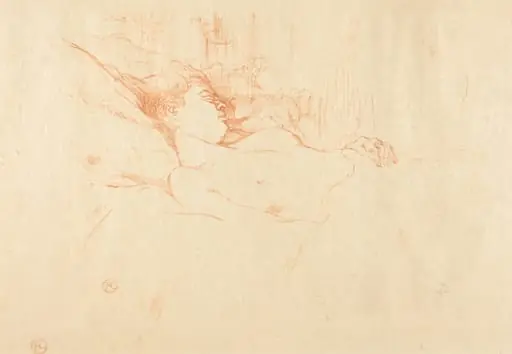 Sleep (Le sommeil), by Henri de Toulouse-Lautrec