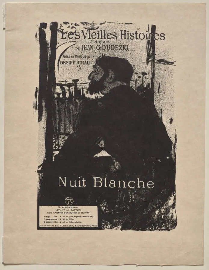 Sleepless Night, by Henri de Toulouse-Lautrec, 1893
