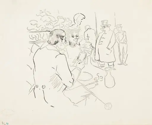Snobism, by Henri de Toulouse-Lautrec