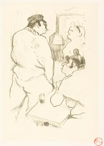 Terror of Grenelle (La terreur de Grenelle), by Henri de Toulouse-Lautrec