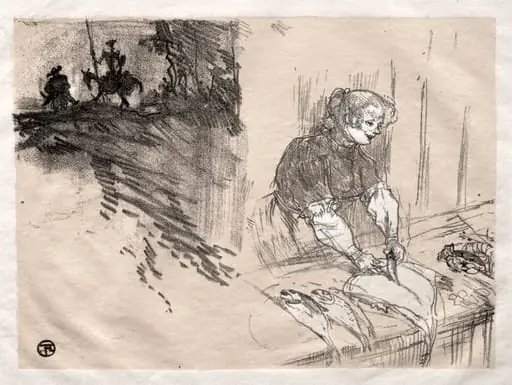 The Brief Joys: Cover, by Henri de Toulouse-Lautrec