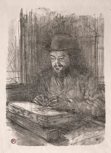 The Good Lithographer, by Henri de Toulouse-Lautrec