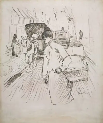 The Laundress, by Henri de Toulouse-Lautrec