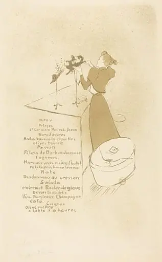The Milliner (La Modiste - Renée Vert), by Henri de Toulouse-Lautrec