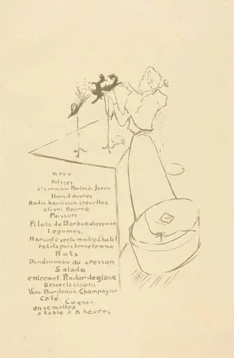 The Milliner (La Modiste - Renée Vert), by Henri de Toulouse-Lautrec