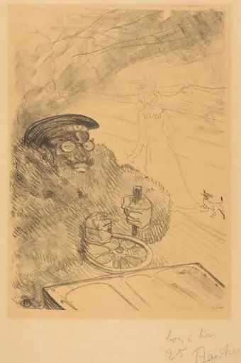 The Motorist (L'automobiliste), by Henri de Toulouse-Lautrec