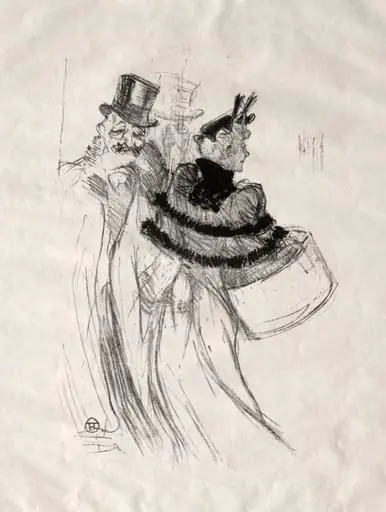 The Old Gentlemen, by Henri de Toulouse-Lautrec