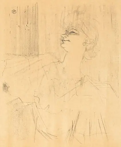 To Menilmontant from Bruant (A Ménilmontant, de Bruant), by Henri de Toulouse-Lautrec