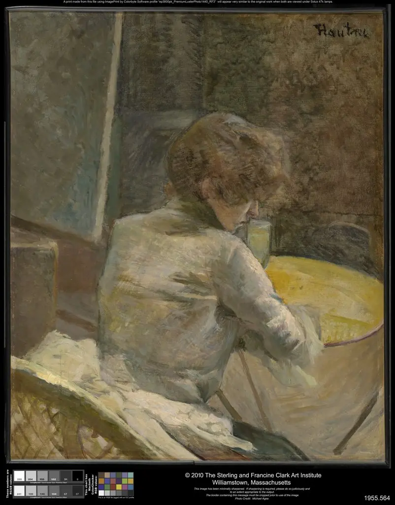 Waiting, by Henri de Toulouse-Lautrec