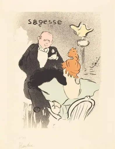 Wisdom (Sagesse), by Henri de Toulouse-Lautrec