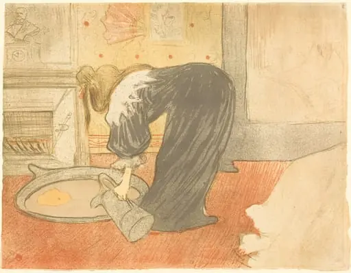Woman at the Tub (Femme au tub), by Henri de Toulouse-Lautrec