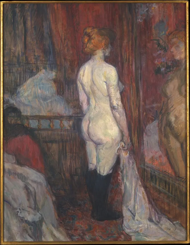 Woman before a Mirror, by Henri de Toulouse-Lautrec