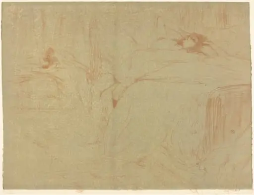 Woman on Her Back (Femme sur le dos), by Henri de Toulouse-Lautrec