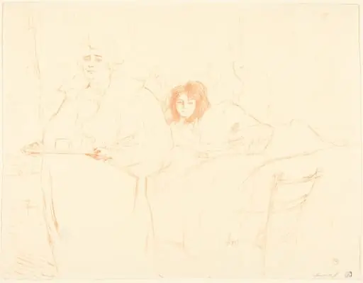 Woman with a Tray (Femme au plateau), by Henri de Toulouse-Lautrec