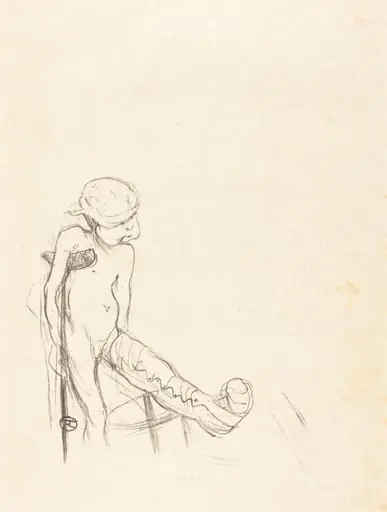 Wounded Eros (Eros vanné), by Henri de Toulouse-Lautrec