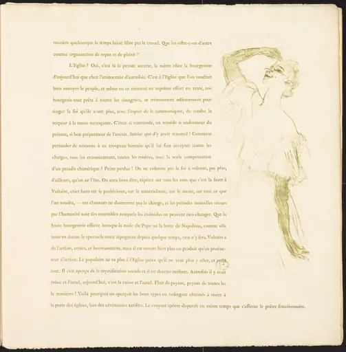 Yvette Guilbert, by Henri de Toulouse-Lautrec