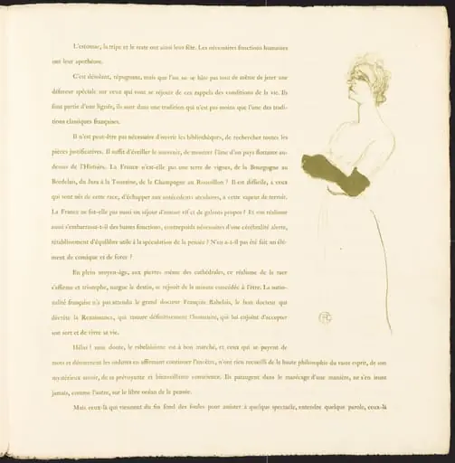 Yvette Guilbert, by Henri de Toulouse-Lautrec