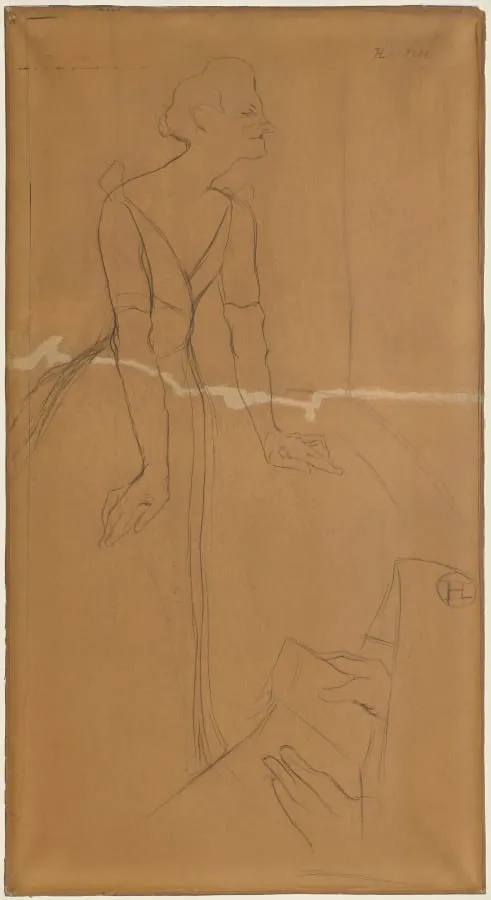 Yvette Guilbert, by Henri de Toulouse-Lautrec, 1894