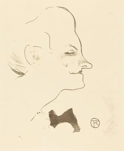 Yvette Guilbert, by Henri de Toulouse-Lautrec