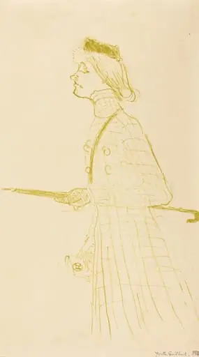 Yvette Guilbert, by Henri de Toulouse-Lautrec