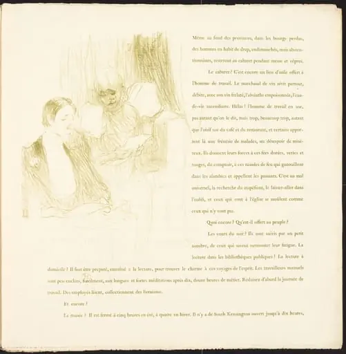 Yvette Guilbert, by Henri de Toulouse-Lautrec