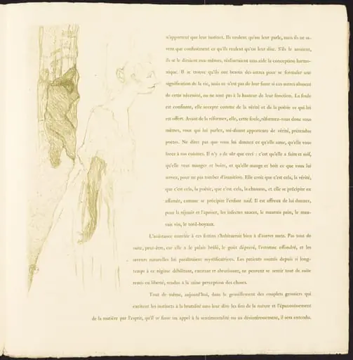 Yvette Guilbert, by Henri de Toulouse-Lautrec