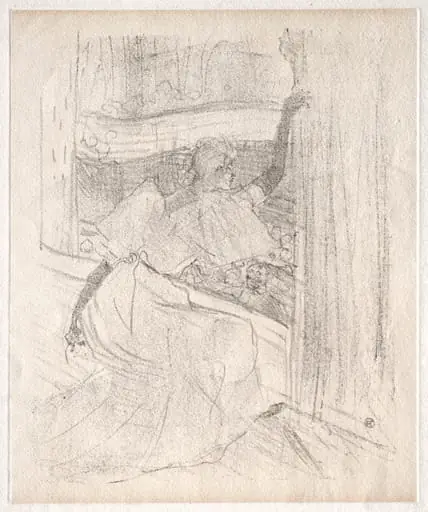Yvette Guilbert: Saluant le public, by Henri de Toulouse-Lautrec