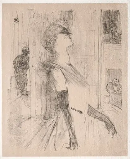Yvette Guilbert: Sur la scène, by Henri de Toulouse-Lautrec